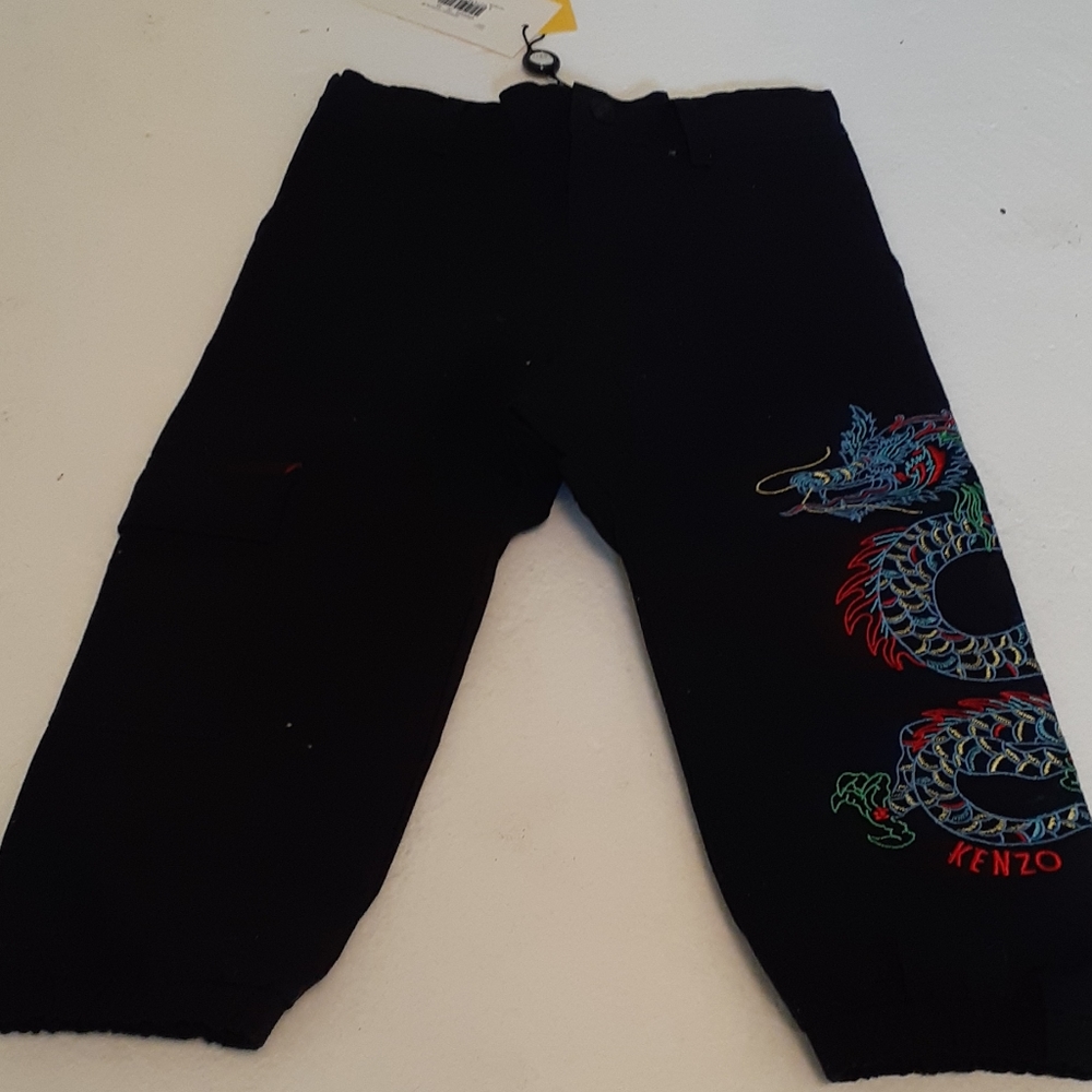 NWT Kenzo boys toddler dragon pants